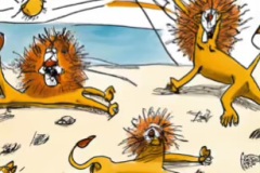 DALL·E-2023-02-04-15.58.00-The-lions-took-a-big-stretch-on-the-warm-sand-on-beach-Dr.-Seuss-style-drawings-compressed