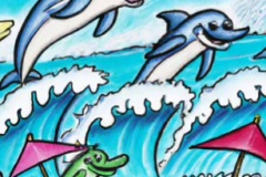 DALL·E-2023-02-04-16.06.10-dolphins-surfing-on-beach-Dr.-Seuss-style-drawings-compressed