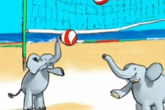 DALL·E-2023-02-04-16.09.24-elephants-played-a-friendly-game-of-beach-volleyball-Dr.-Seuss-style-drawings-compressed
