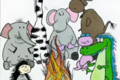 DALL·E-2023-02-04-16.11.53-Zoo-animals-all-gathered-around-a-bonfire-to-roast-marshmallows-Dr.-Seuss-style-drawings-compressed